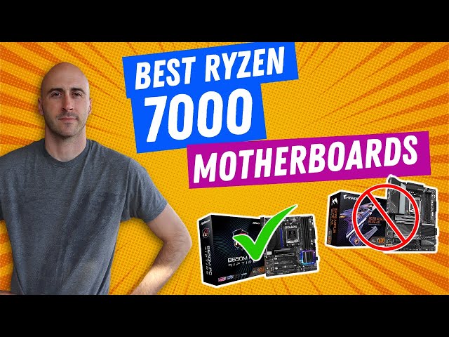 Ryzen 7000 Motherboards – B650, X670, B650E, & X670E Compared