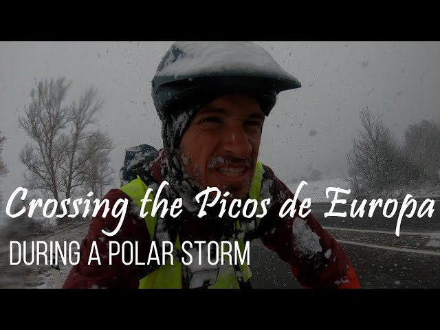 Road to Lisbon Episode 5: bikepacking over the Picos de Europa during a snow storm