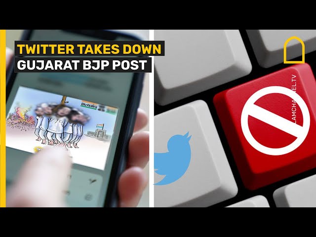 Twitter takes down Gujarat BJP post