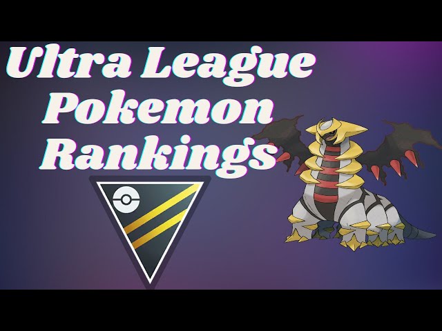 Ultra League Pokemon Rankings - My Resources are Limited
