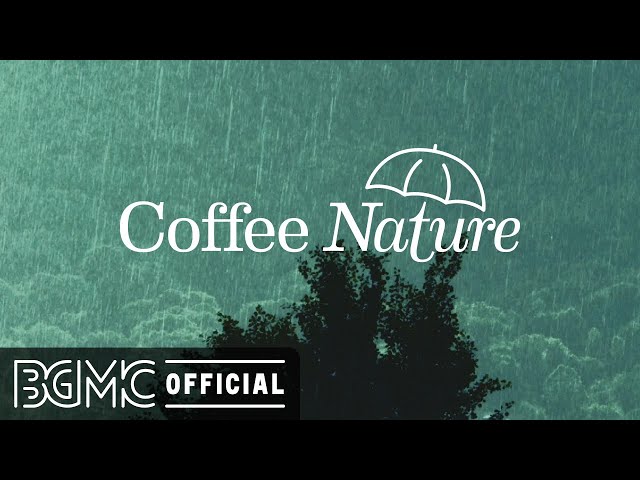 Coffee Nature: Hawaiian Cafe Ambience with Relaxing Hawaiian Guitar Music with Rain Sounds