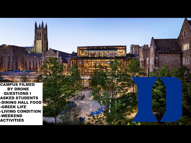 DUKE UNIVERSITY CAMPUS TOUR 2021| DINING HALL FOOD| LIVING CONDITIONS| GREEK LIFE| DIVERSITY