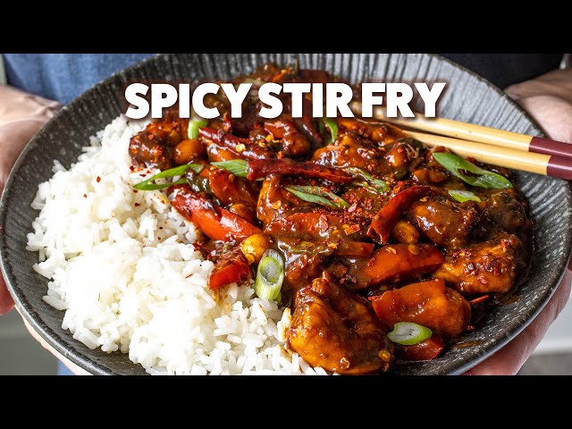 Kung Pao Shrimp Recipe (Spicy Stir Fry)