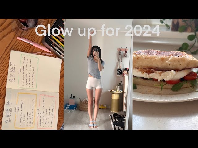 20 ways to ACTUALLY glow up for 2024 | 건강한 하루 동기부여