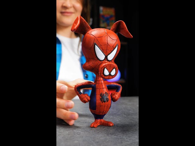 From Cartoon to Reality: Making Spider-Ham Look Like Spider-Man! 🐷➡️🕷️ #Shorts