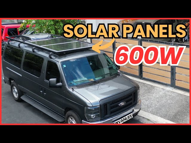 Installing a 600W Solar Panel on my van