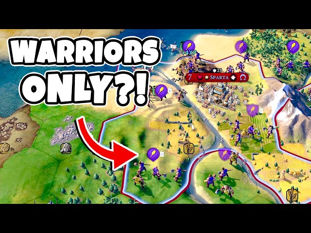 Can I Win Civ 6 With ONLY Warriors?!