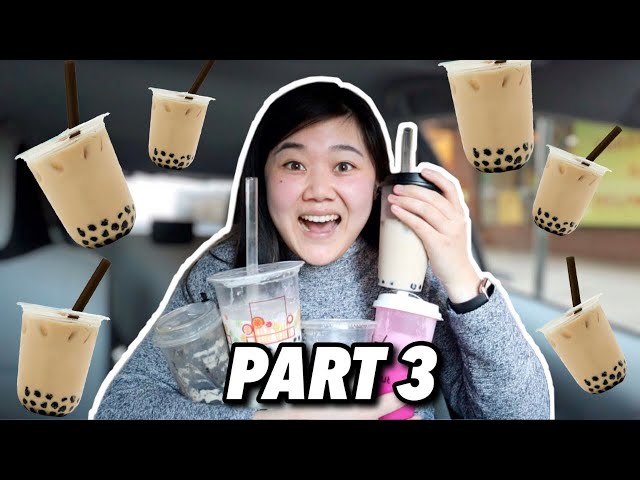 TRYING EVERY BOBA SHOP IN SAN FRANCISCO PART 3 (SPECIALTY DRINKS)