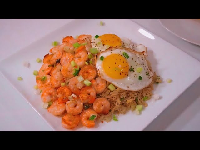 Fried rice recipe, easy fried rice with shrimp, 5 Stars ✨ recipe