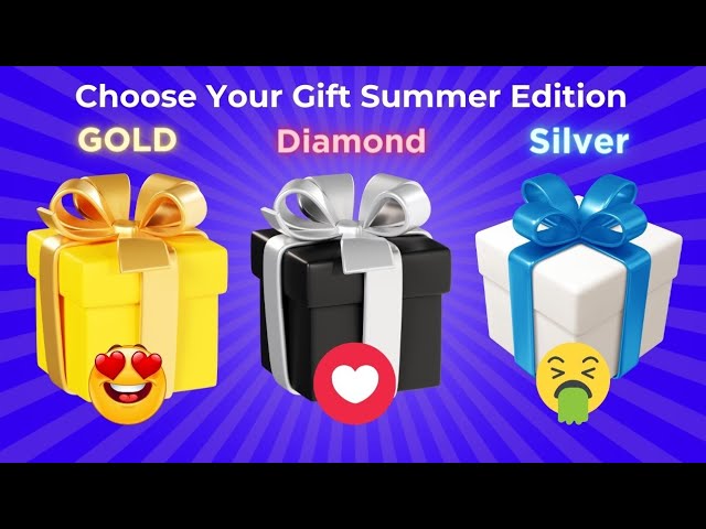 Choose your gift 🎁💝🤮| SUMMER EDITION 3 gift box challenge #giftboxchallenge #chooseyourgift