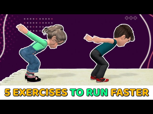 TOP 5 EXERCISES TO RUN FASTER – KIDS FITNESS WORKOUT