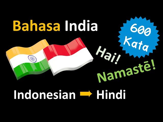 Belajar Bahasa India | Kosa kata Frase dan tatabahasa | Bahasa Indonesia
