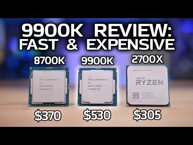 9900K Review & Benchmarks vs 2700X and 8700K!