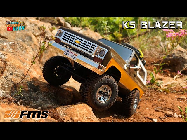 Scale Chevrolet K5 Blazer | FMS FCX24 | Unboxing & First Drive | Cars Trucks 4 Fun