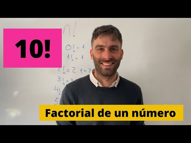 Factorial de un número 🧐 Ecuación matemáticas