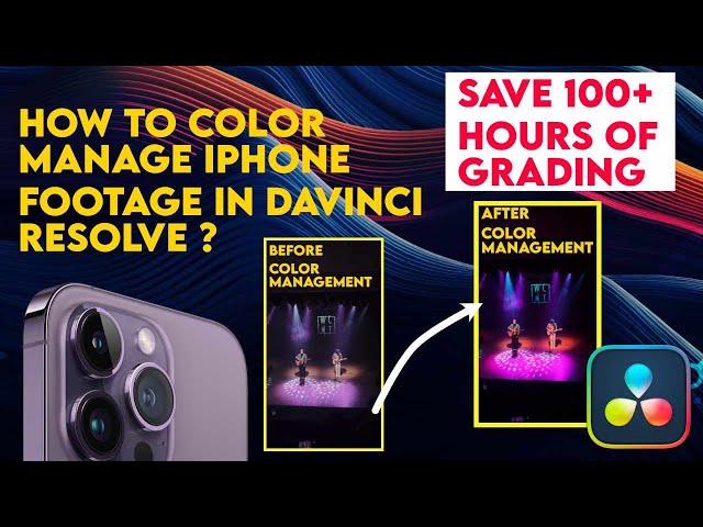 How to Color Manage I Phone Footage | Davinci Resolve #iphone #apple #blackmagic