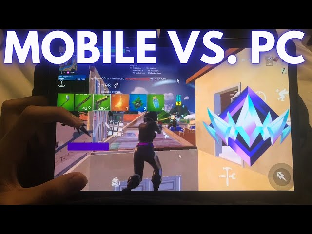 20 Minutes Of DOMINATING PC Players In UNREAL Ranked (Fortnite Mobile)