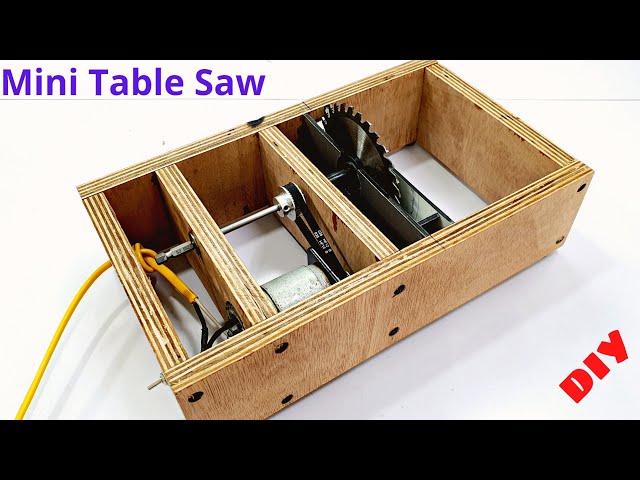 AMAZING Woodworking Machine DIY From 775 DC Motor || Homemade Mini Table Saw