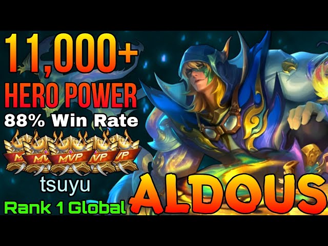 11k MMR Aldous with 88% Win Rate Build - Top 1 Global Aldous by tsuyu - Mobile Legends