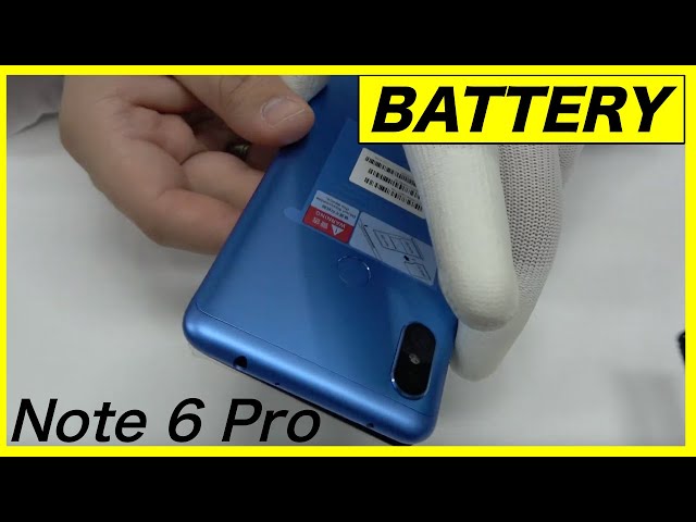 Xiaomi Note 6 Pro Battery Replacement