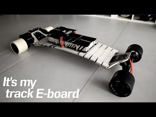 #168 Build a DIY electric board 2023 - It's my track E-board.