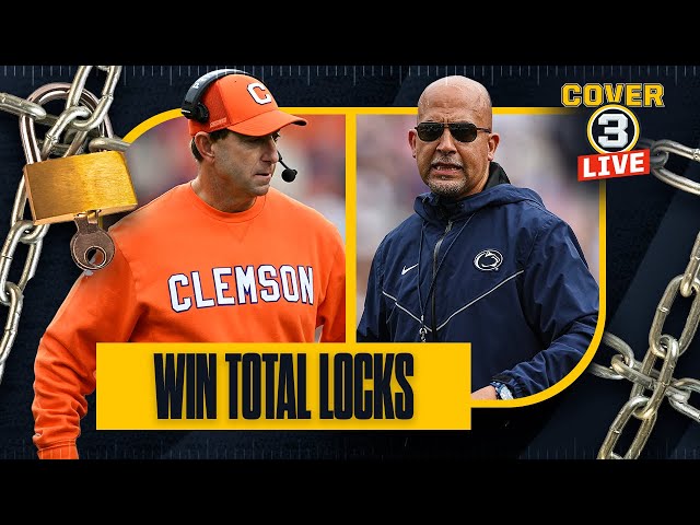 Win Total LOCKS! Come get some season-long College Football bets!