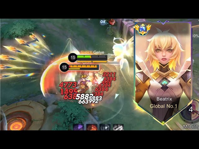 BEATRIX BEST GUIDE TO RANK UP FASTER!! (ONE SHOT TRICK) -MLBB