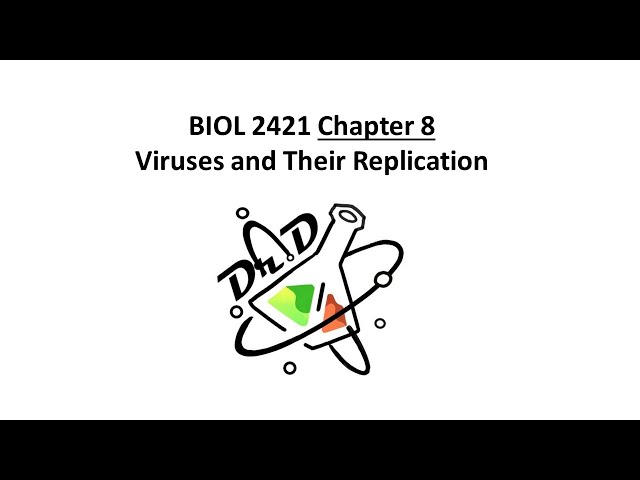 BIOL2421 Chapter 8 – Viruses and Their Replication
