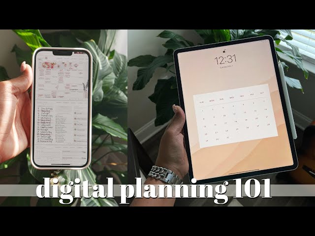 Digital Planning For Beginners: How To Get Started With Digital Planning On An iPad (cost effective)