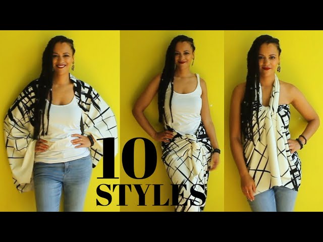 1 Shawl, 10 Ways To Wear It & Feel Confident 🌻 Joycy 🌻 Capsule Wardrobe