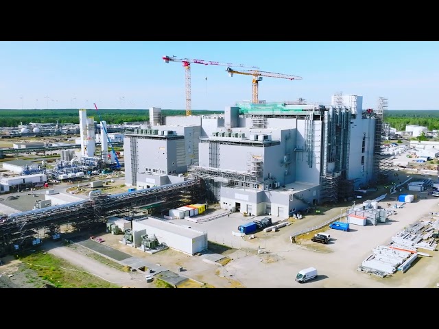 Construction progress for BASF's cathode active materials plant in Schwarzheide - August 2022