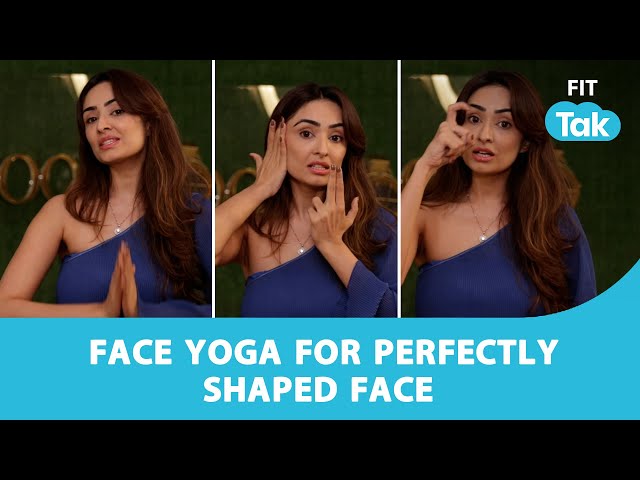 Yoga For Asymmetrical Face |  How to Fix Facial Asymmetry | Face Yoga by Vibhuti | Fit Tak