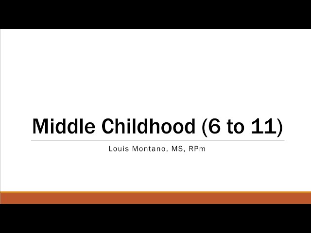 [DEVPSY] Middle Childhood Part 2