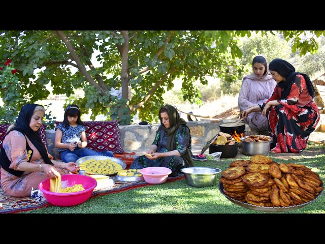 Mix of Traditional and local Village Cooking in IRAN ♡ Iran Village Life