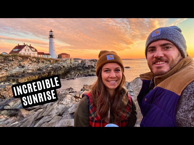 Portland Head Light, Lobster Rolls, and a Quick Tour of a Friend's DIY Converted Sprinter Van - Ep 6