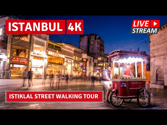 🔴🇹🇷 Live! ISTANBUL 11 Feb 2022 Nightlife Walking Tour Istiklal Street🔴|4k UHD 60fps
