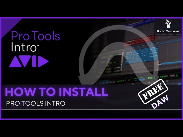 How To Install Pro Tools Intro In 3 Easy Steps! @avid