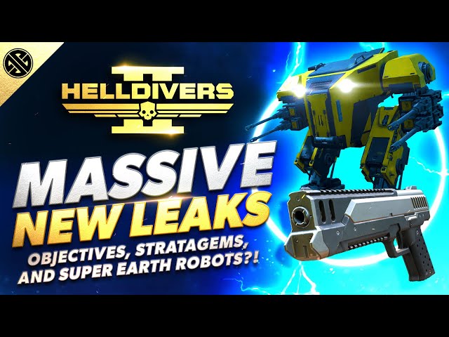 Helldivers 2 Leaks Reveal New Objectives, Stratagems, Weapons, Super Earth Robots & More!
