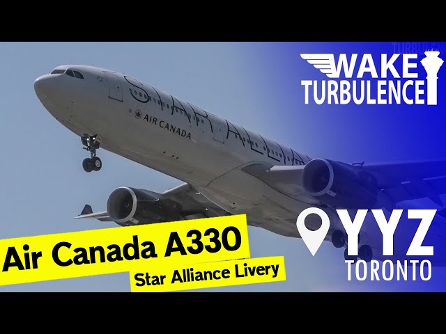 Air Canada "Star Alliance Livery" A330 Landing in Toronto YYZ