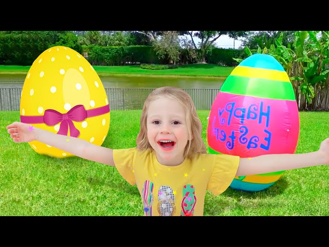 Nastya and Dad celebrate Easter Day in style - Easter Day Challenge for kids