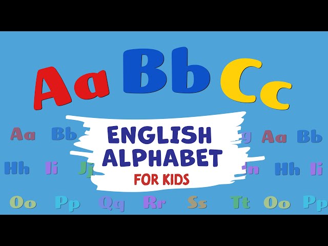 Alphabet FOR KIDS! English letters and sounds. Alphabet for Preschool & Kindergarten. ABC for Kids.
