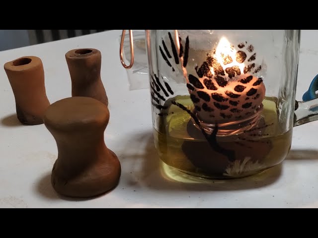 Foreverwick lamp."A fun idea with clay"