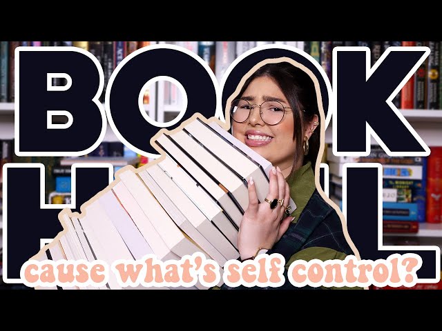a BIG book haul because self control in this household? a concept 🤨