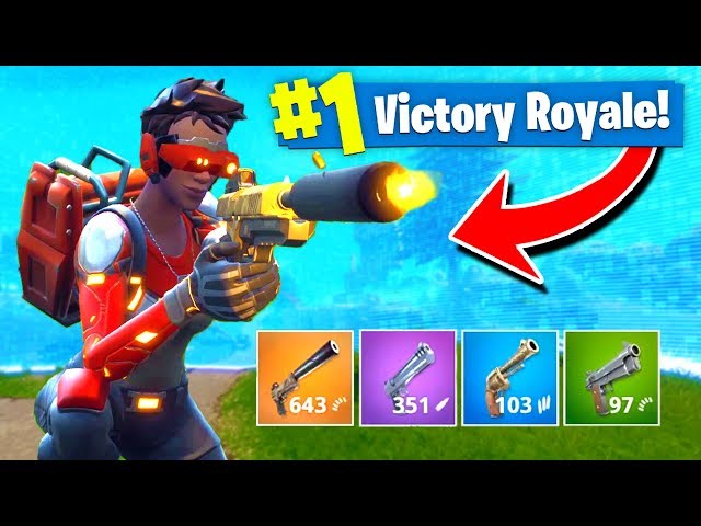 Using *ONLY* PISTOLS To WIN Fortnite: Battle Royale! (Challenge)
