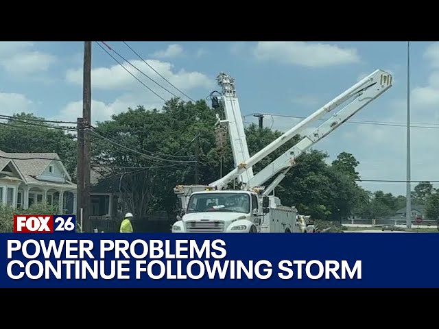 Houston weather: Power problems remain for thousands