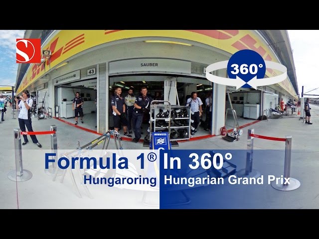 F1 in 360° - Hungaroring - Hungarian Grand Prix - Sauber F1 Team