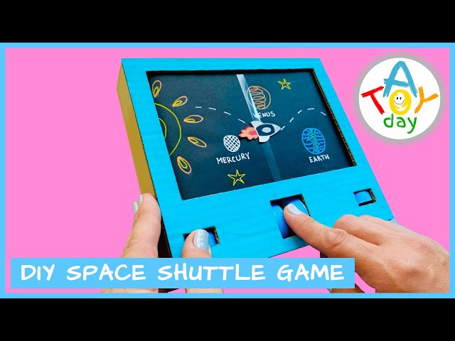DIY Cardboard Space Shuttle 🚀 Game | No 🔋 Batteries Working Game | Learn 8 Planets Game for kids