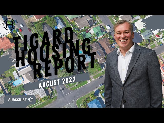 Tigard Oregon Housing Report for August 2022 | Tigard Real Estate