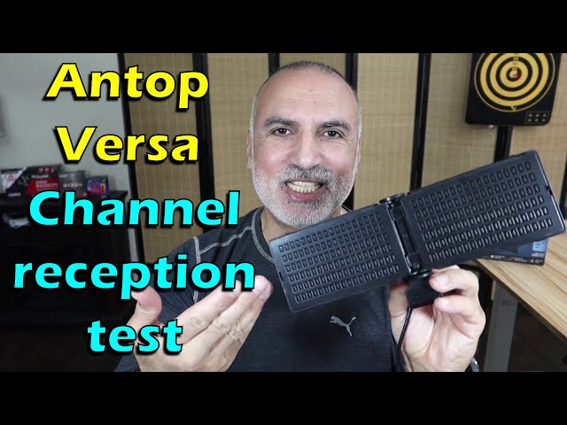 Antop TV Antenna Versa AT-250X2 Reception test vs Antan Leaf antenna