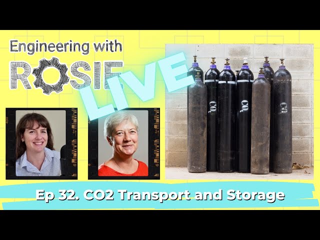 CO2 Transport and Storage with Linda Stalker | Engineering with Rosie Live ep. 32